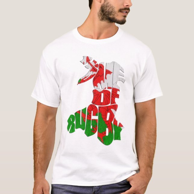 T-shirt Pays de Galles Maison de Rugby (Devant)