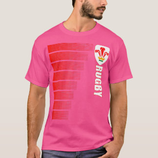 T-shirt Pays de Galles Rugby Jersey Welsh Rugby 2 Côtés
