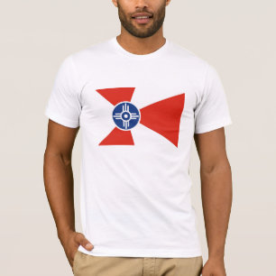 T-shirt Pays de l'Amérique d'état du Kansas de drapeau de