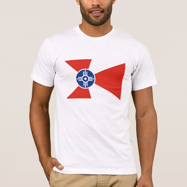 T-shirt Pays de l'Amérique d'état du Kansas de drapeau de (Devant)