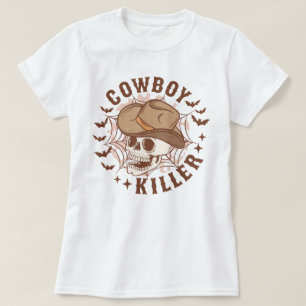 T-shirt Pays de l'Ouest Sketon Cowboy Killer Halloween