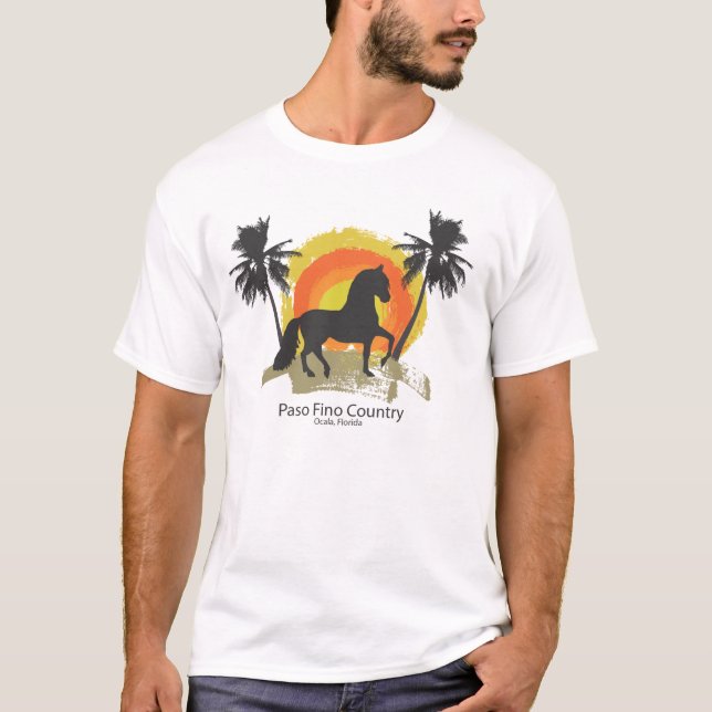 T-shirt Pays de Paso Fino - Ocala, la Floride (Devant)
