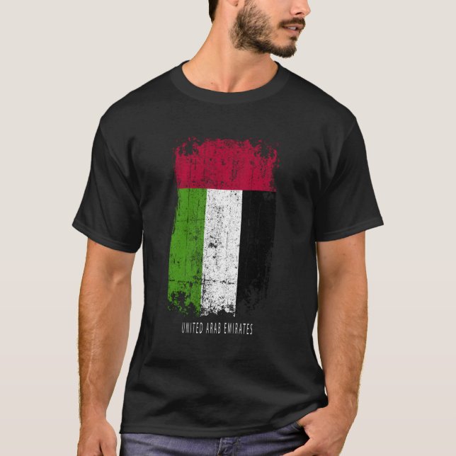 T-shirt Pays des Émirats arabes unis (Devant)