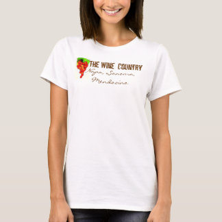 T-shirt Pays des vins : Napa, Sonoma, Mendocino