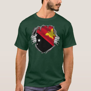 T-shirt Pays Drapeau Funny Papouasie-Nouvelle-Guinée Océan