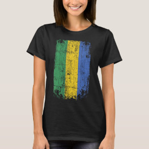 T-shirt Pays Drapeau Souvenir Drapeau Gabon