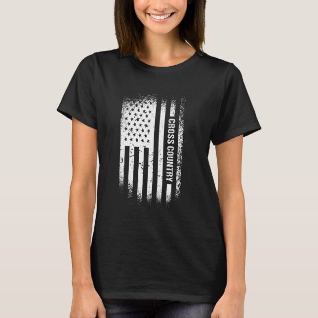 T-shirt Pays du drapeau Rider Us (Devant)