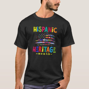 T-shirt Pays du Mois du patrimoine hispanique national Dra