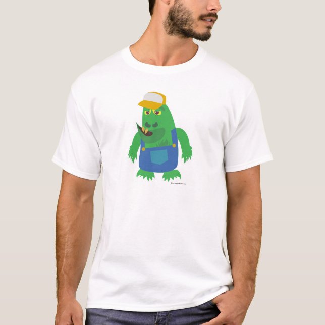T-shirt Pays Fried Funny Cartoon Monster Caractère (Devant)