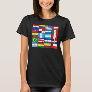T-shirt Pays hispaniques hispaniques latino-américains dra