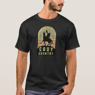 T-shirt Pays Wyoming de Cody
