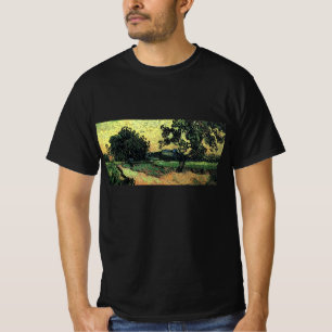 T-shirt Paysage avec Château d'Auvers par Vincent van Gogh