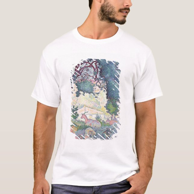 T-shirt Paysage avec des chèvres, 1895 (Devant)