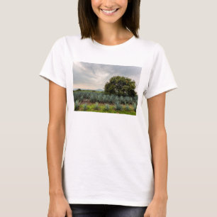 T-shirt Paysage avec l'agave bleu