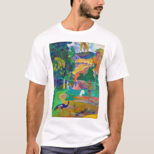 T-shirt Paysage avec Peacocks, Gauguin