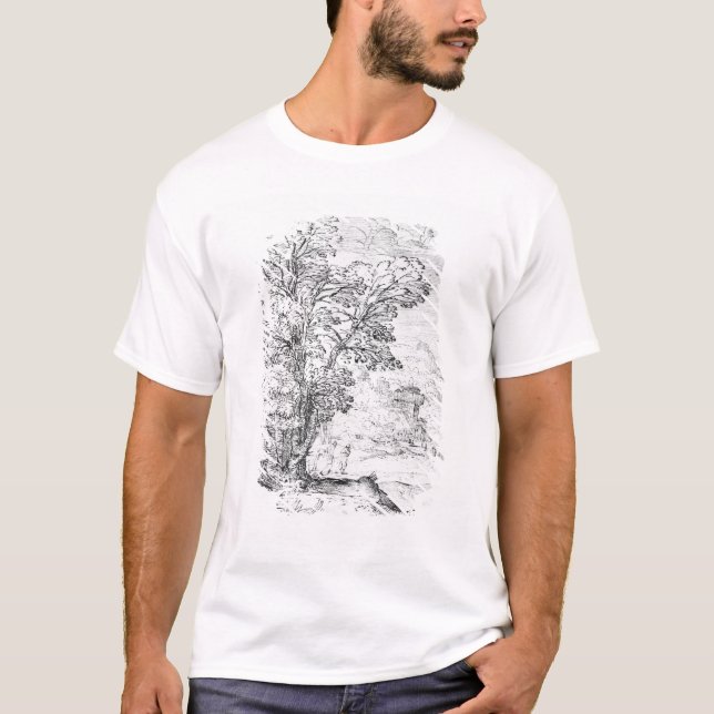 T-shirt Paysage boisé (Devant)