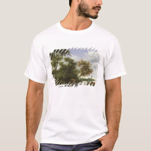T-shirt Paysage boisé de rivière