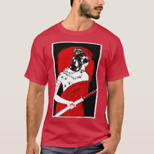 T-shirt Paysage culturel japonais Samurai Vintage Sakura C