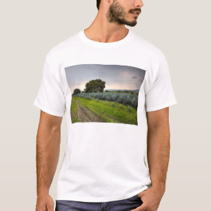 T-shirt Paysage d'agave bleu