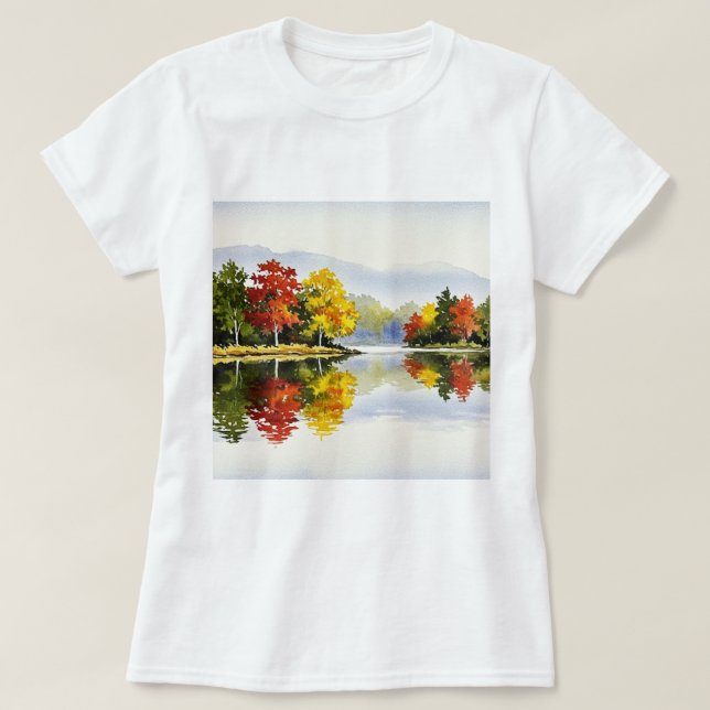 T-shirt Paysage d'automne (Design devant)