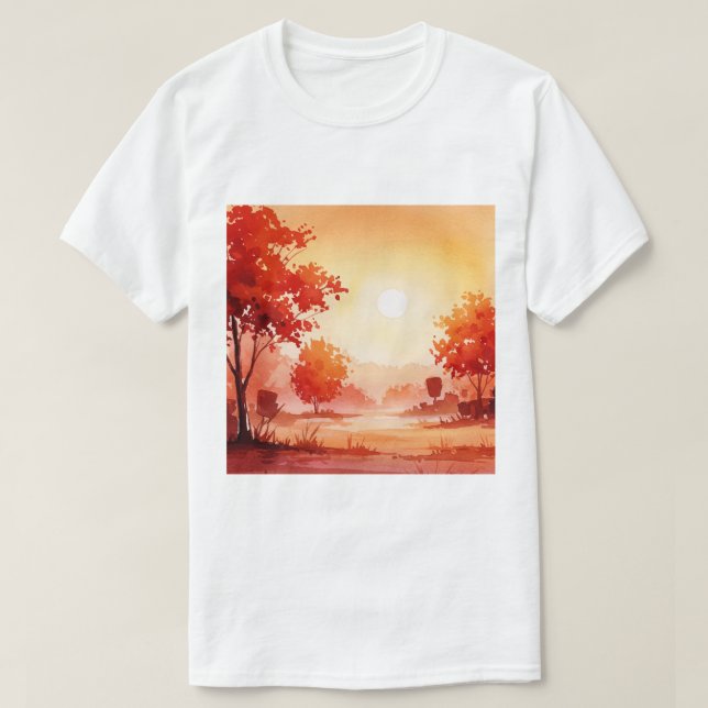 T-shirt Paysage d'automne (Design devant)