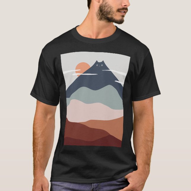 T-shirt Paysage de chat 21 (Devant)