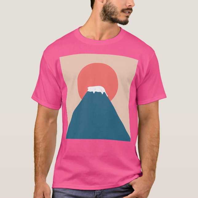 T-shirt Paysage de chat 28A (Devant)