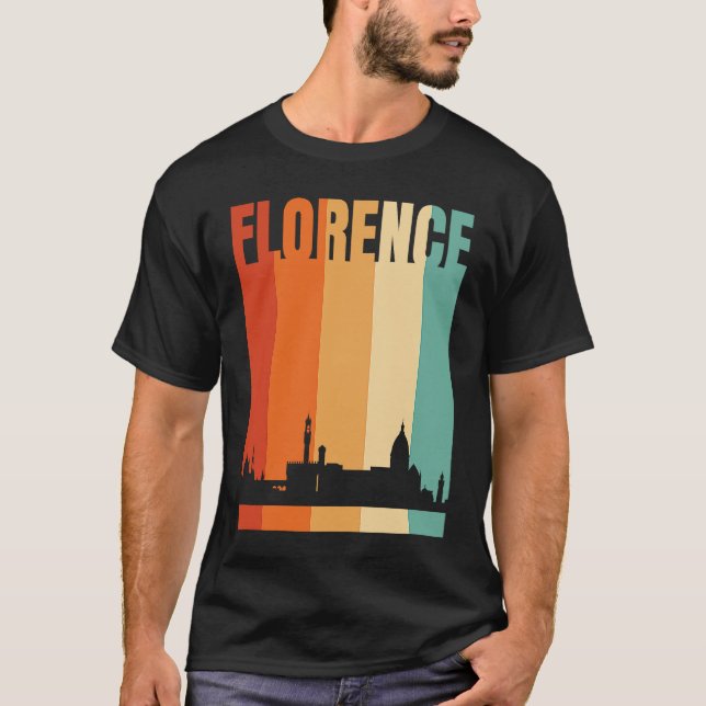 T-shirt Paysage de Florence (Devant)