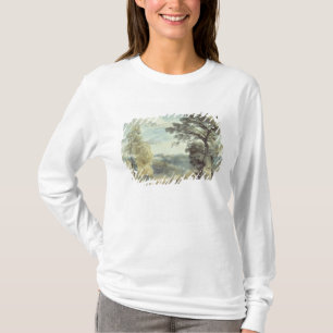 T-shirt Paysage de John Constable   avec des arbres et un
