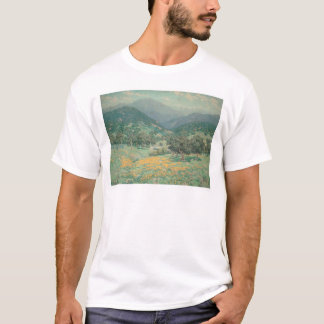 T-shirt Paysage de la Californie avec les pavots (1213)