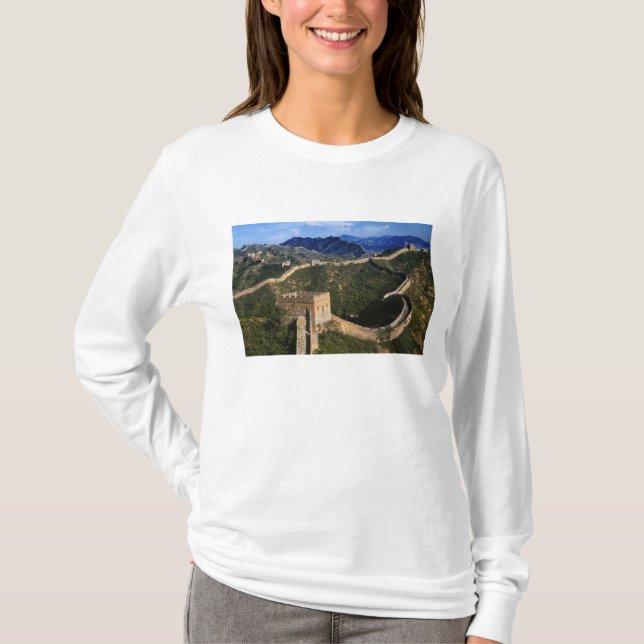 T-shirt Paysage de la Grande Muraille, Jinshanling, Chine (Devant)