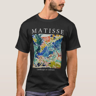 T-shirt Paysage De L'Amoureux De L'Art Henry Matisse À Col