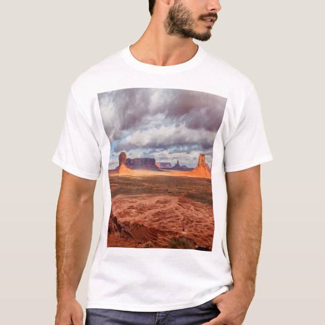 T-shirt Paysage de Monument Valley, AZ (Devant)