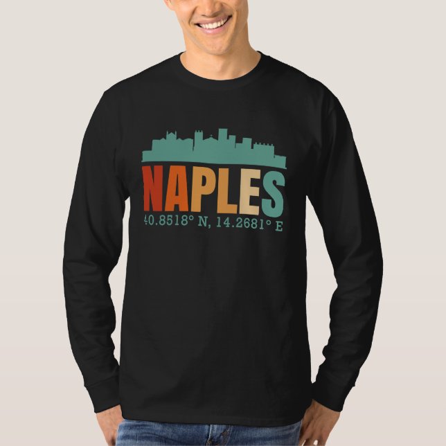 T-shirt Paysage de Naples (Devant)