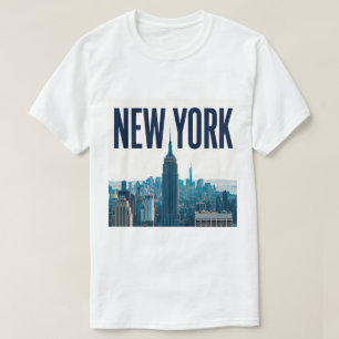 T-shirt Paysage de New York Statue de la Liberté Voyage De