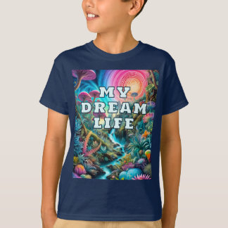 T-shirt Paysage de rêves psychédéliques enchantés