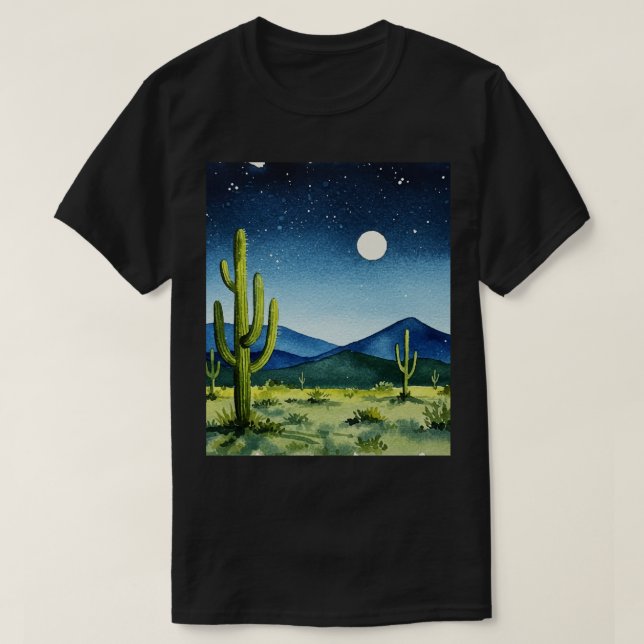 T-shirt Paysage désertique (Design devant)