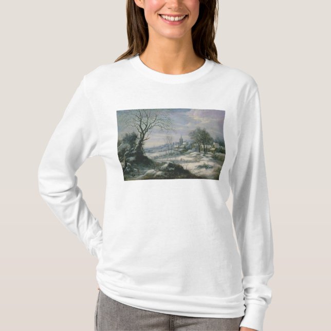 T-shirt Paysage d'hiver (Devant)