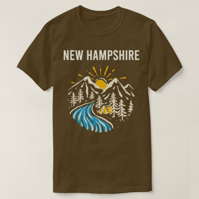 T-shirt Paysage du New Hampshire (Design devant)