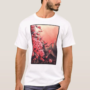 T-shirt Paysage en cerisier