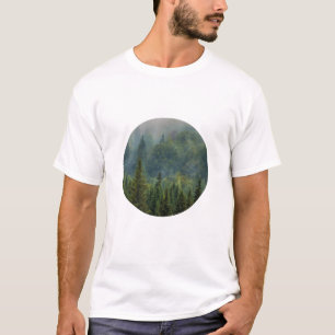 T-shirt Paysage forestier de pins bruyants