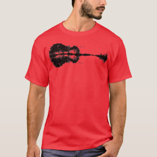 T-shirt Paysage guitare Musique Paysage