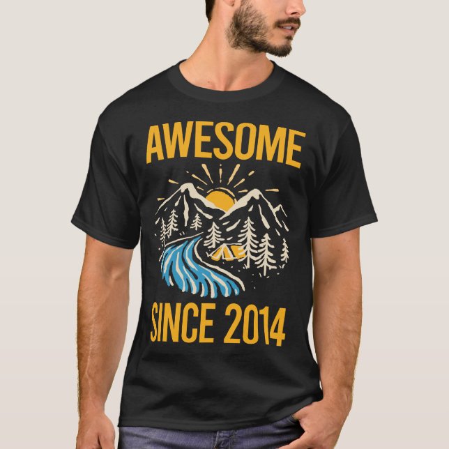 T-shirt Paysage - Incroyable Depuis 2014 (Devant)