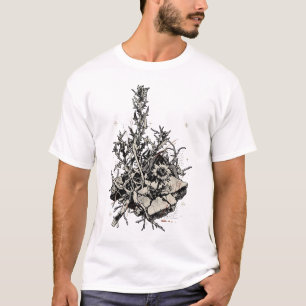 T-shirt Paysage Industriel Graphique Rien Ne Pousse Ici
