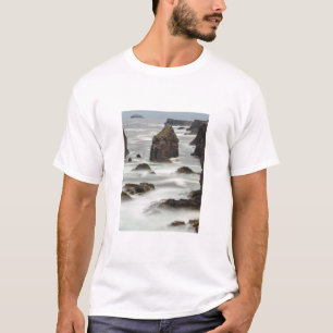 T-shirt Paysage marin et stacks marins, Shetland