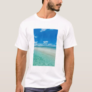 T-shirt Paysage marin tropical bleu, Palaos