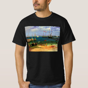 T-shirt Paysage maritime vintage, port de Nassau par Biers