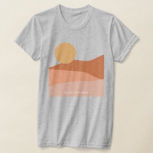 T-shirt Paysage minimaliste du rêve du désert