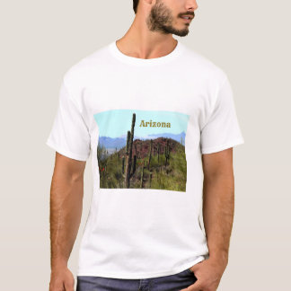 T-shirt Paysage montagneux de Saguaro Tucson Arizona T-Shi