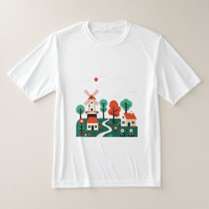 T-shirt Paysage naïf